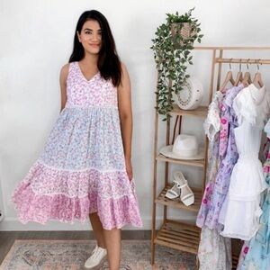 LoveShackFancy X Target - Floral Midi Dress